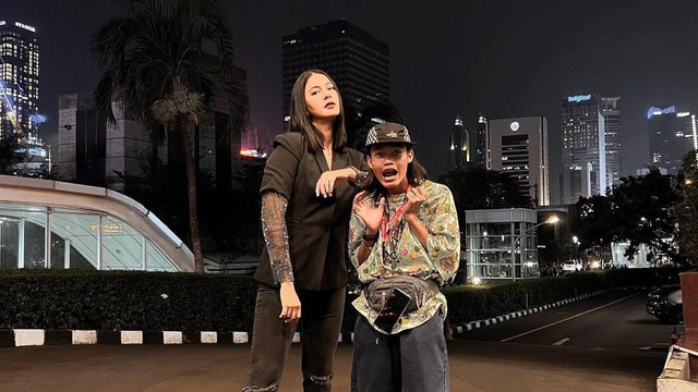 Paula Verhoeven di Citayam Fashion Week. Foto: Instagram/@paula_verhoeven