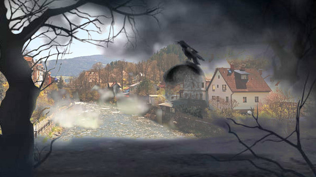 Ilustrasi Desa Pluckley, dok: Pribadi