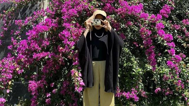 Ilustrasi inspirasi padu padan outfit warna pastel. Foto: Instagram.com/cutindahsundari