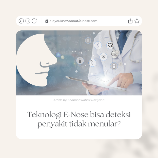 Ilustrasi E-Nose (Dok. Pribadi)