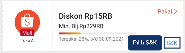 Ilustrasi cara melihat kode voucher Shopee. Foto: Dok. Shopee