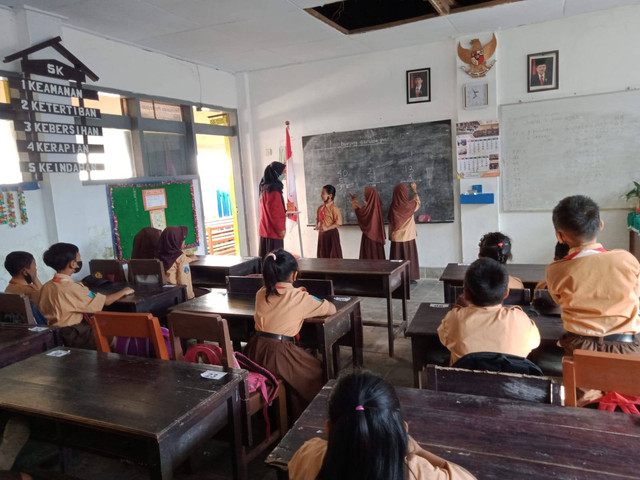 Sumber Gambar : Dokumen pribadi, kegiatan Observasi yang saya lakukan untuk mengetahui model pembelajaran yang diterapkan di SD Negeri Kedungbanteng 01.