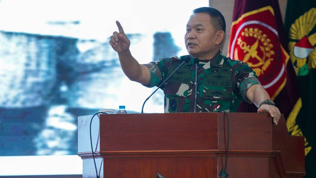 Jenderal Dudung di Sesko TNI, Bandung Foto: TNI AD