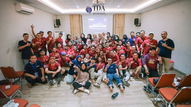 Boot camp selama 2 hari diikuti member TDA Bogor Raya. foto/dok