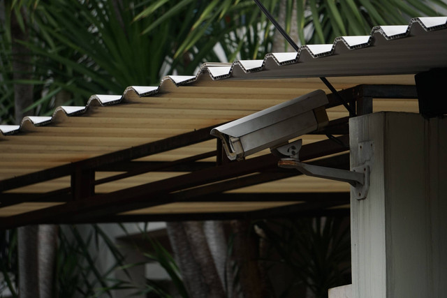 CCTV di rumah Kadiv Propam Polri Irjen Pol Ferdy Sambo di Kompleks Polri Duren Tiga, Jakarta Selatan, Sabtu (23/7/2022). Foto: Jamal Ramadhan/kumparan