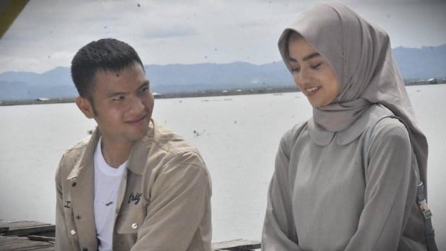 Diva beradu akting dengan seorang pemain asal Gorontalo bernama Akbar Zihad Putra Longdong. Foto: Dok banthayo