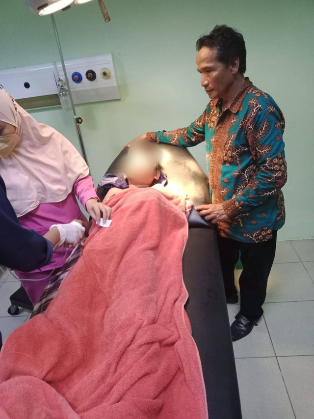 Nugraha (11), bocah yang terpeleset di kali kecil hingga terbawa arus 1,5 km dan berhasil diselamatkan. | Foto: Ist