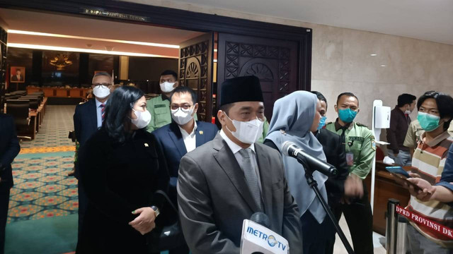Ahmad Riza Patria Wakil Gubernur DKI Jakarta di DPRD DKI Jakarta, Selasa (26/7/2022). Foto: Ainun Nabila/kumparan