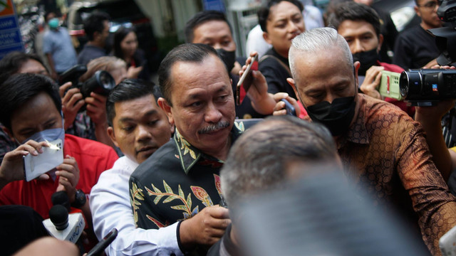 Ketua Komnas HAM Ahmad Taufan Damanik di Komnas HAM Jakarta, Rabu (27/7/2022). Foto: Jamal Ramadhan/kumparan
