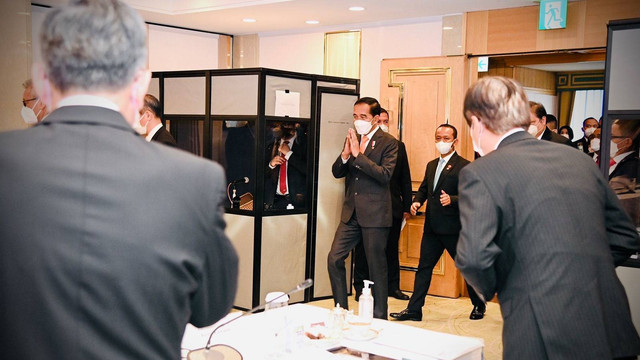 Presiden Jokowi bertemu CEO Jepang di Tokyo, Jepang, Rabu (27/7/2022). Foto: Laily Rachev/Biro Pers Sekretariat Presiden