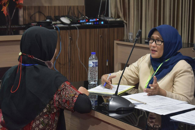 Suasana Pelatihan dan Uji Sertifikasi Profesi Human Resources Management di FEB Unisma. Foto: dok FEB Unisma