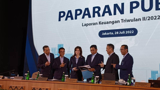 PT Bank Mandiri (Persero) Tbk menyelenggarakan paparan publik kuartal 2 2022. Foto: Bank Mandiri
