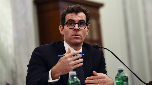 CEO Instagram Adam Mosseri menghadiri sidang Senat AS di Washington, DC, pada 8 Desember 2021. Foto: Brendan Smialowski / AFP