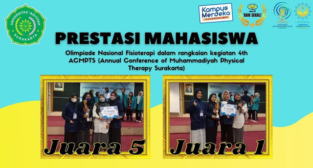 Juara 1 Olimpiade Nasional Faioterapi // Foto : Humas AISKA