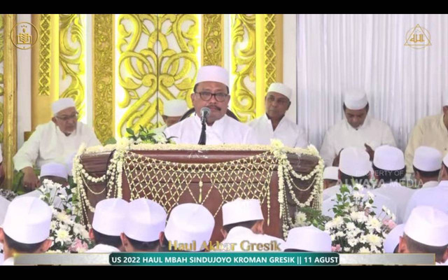 M. Mas'ud Said di Haul Akbar Majelis Dzikir Al Khidmah, Gresik