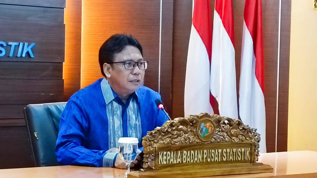 Kepala BPS Margo Yuwono, Senin (1/8).  Foto: Ave Airiza Gunanto/kumparan