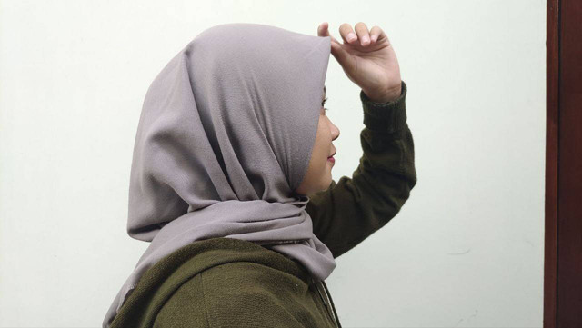 Ilustrasi siswi berjilbab. Foto: Tugu Jogja