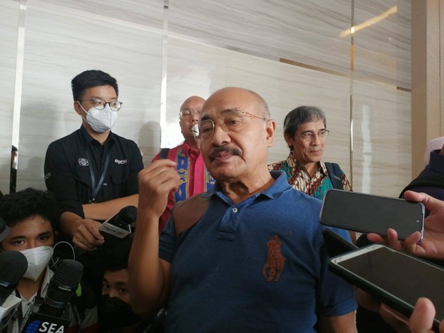 Mantan Ketua KPU Ramlan Surbakti di Kantor KPU RI. Foto: Aprilandika Pratama/kumparan