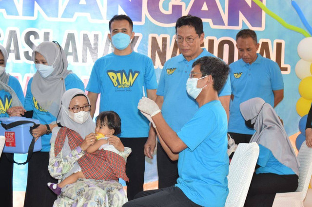 Bulan Imunisasi Anak Nasional, Pemkab Lamongan Canangkan Ayo Imunisasi