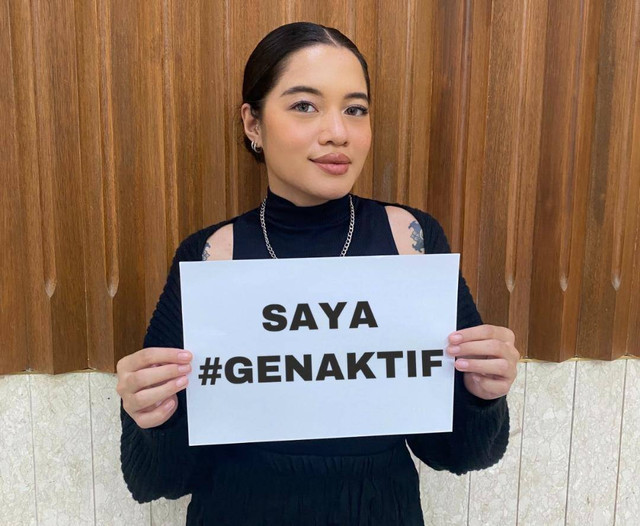 Cantika Abigail menjadi bagian dari#genaktif dok. BenihBaik.com