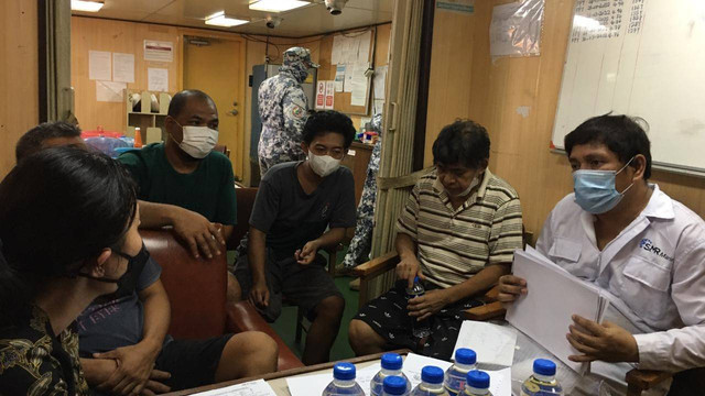 KBRI Manila melakukan audiensi dengan perwakilan Pelaut Indonesia. Foto: Kemlu RI