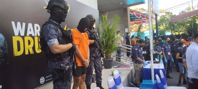 Pelau saat ditunjukkan di BNNP Bali - IST