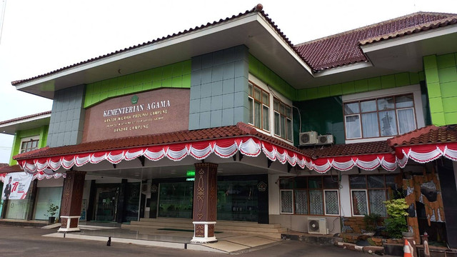 Kantor Kanwil Kementerian Agama Provinsi Lampung. | Foto: Sinta Yuliana/Lampung Geh