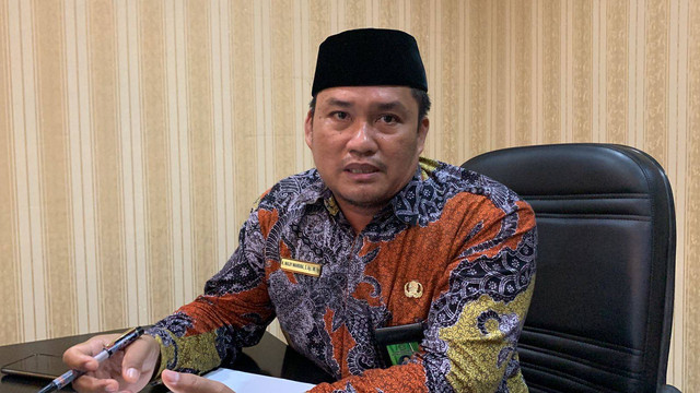 Waldy Mahbuba selaku Sub Koordinator Kepenghuluan Kanwil Kemenag Provinsi Lampung. | Foto: Sinta Yuliana/Lampung Geh