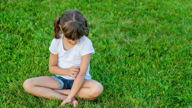 Ilustrasi anak digigit laba-laba.  Foto: Tatevosian Yana/Shutterstock
