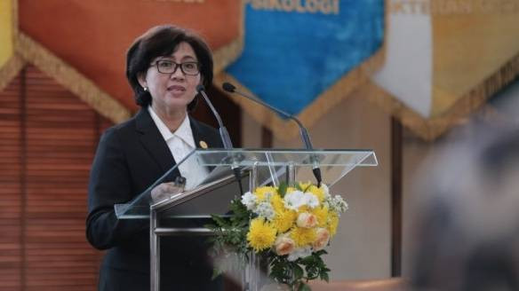 Rektor UGM Ova Emilia. Foto: Dok. Humas UGM