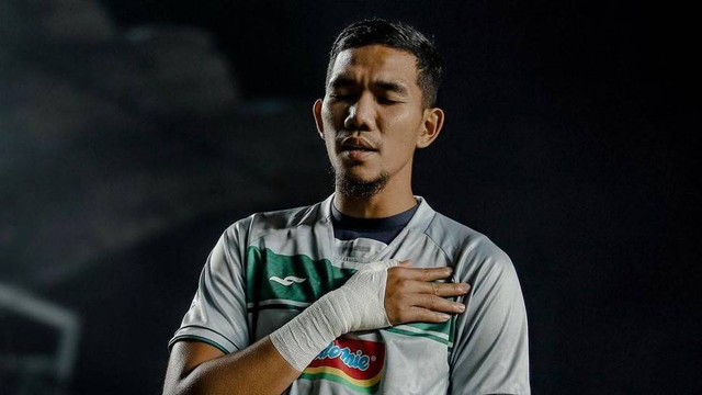 Kiper PSS, Try Hamdani. Foto: Instagram/@tryhg