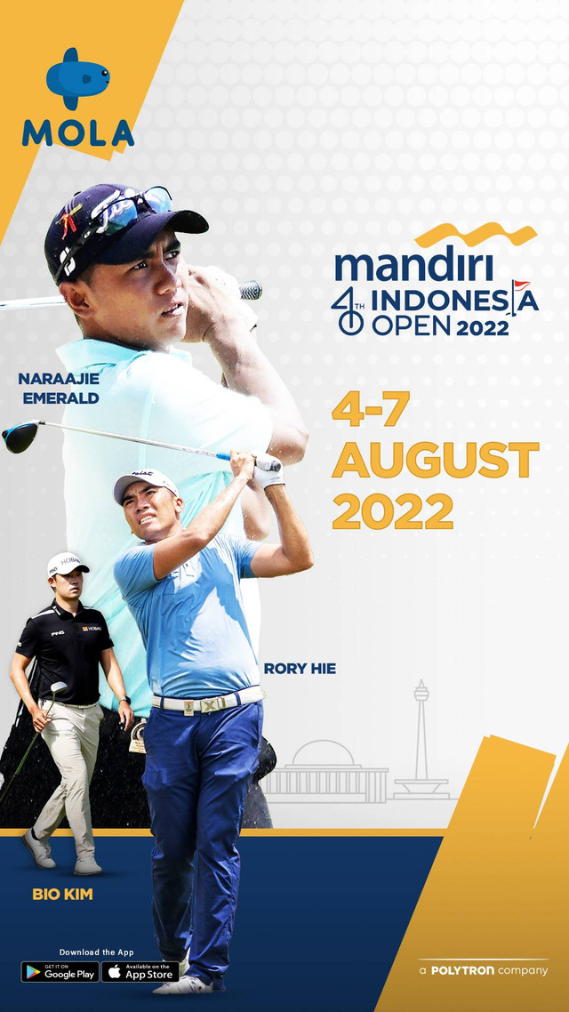 Mandiri Indonesia Open 2022. Foto: Mola TV 