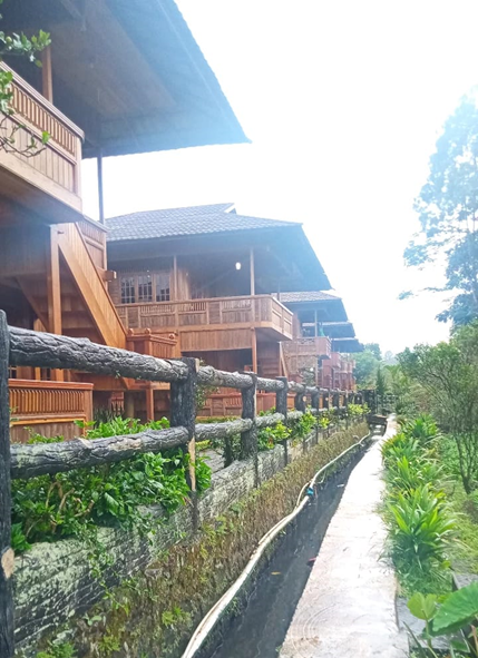 Salah satu panorama alam di Desa Sukanagalih di Penginapan Alam Asri. Sumber: dokumentasi pribadi