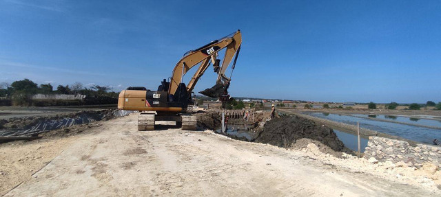 Mengintip Progres Pembangunan Jalan Lingkar Selatan di Sampang