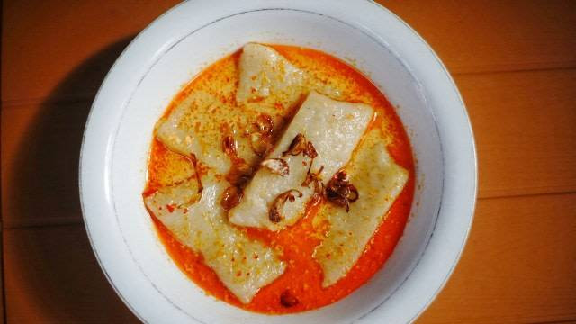 Kuliner khas Palembang, laksan. (Foto: Ary Priyanto/Urban Id)