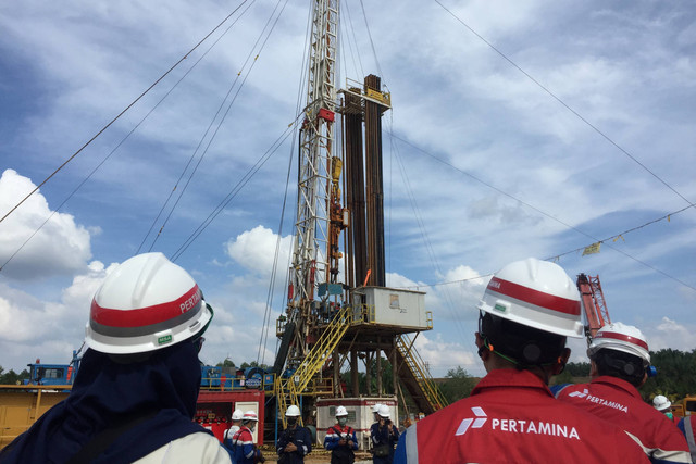 Rig PDSI, Bekasap, Lapangan Duri, Blok Rokan, Riau, Selasa (8/8/2022).  Foto: Ema Fitriyani/kumparan