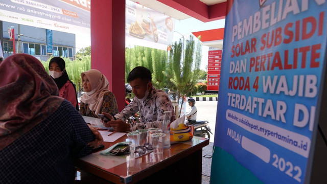 PT Pertamina Patra Niaga Regional Sumbagut mencatat hingga 8 Agustus 2022 sudah ada 5.462 unit kendaraan di Aceh telah terdaftar pada Program Subsidi Tepat. Foto: Dok. Pertamina