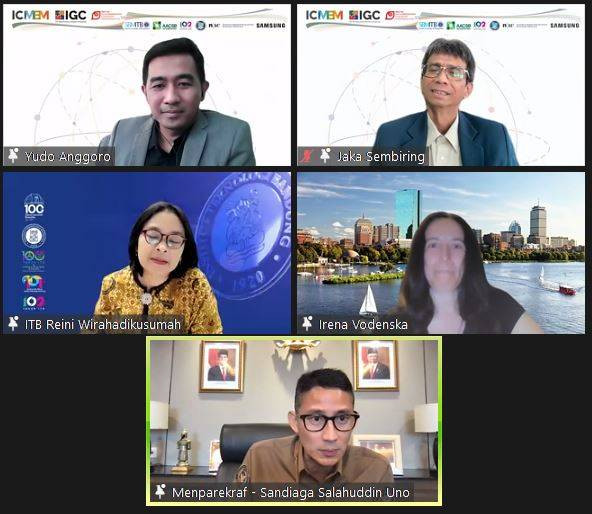 Irena Widenska (kanan tengah) menyebut Indonesia berpotensi menjadi pemimpin ekosistem kripto dan blockhain di Asia Tenggara. 