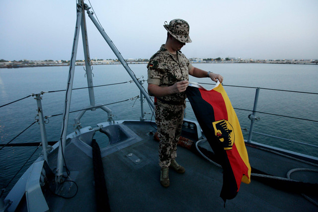 Ilustrasi Marinir Jerman. Foto: Sean Gallup/Getty Images