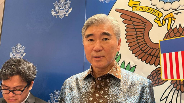 Duta Besar Amerika Serikat (AS) untuk Indonesia Sung Yong Kim di Hotel Mandarin Oriental Jakarta, Kamis (11/8). Foto: Fariza Rizky Ananda/kumparan