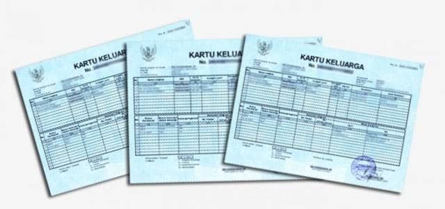 Ilustrasi Kartu Keluarga. Foto: Laman resmi Disdukcapil Kota Banjar