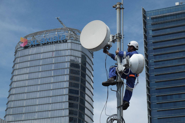 Ilustrasi BTS XL Axiata. Foto: Dok. XL Axiata