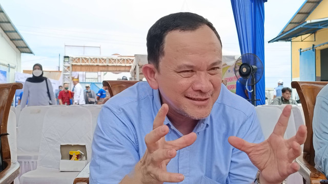 Chief of Corporate Affairs Astra, Riza Deliansyah di Makassar, Jumat (12/8). Foto: Ave Airiza Gunanto/kumparan
