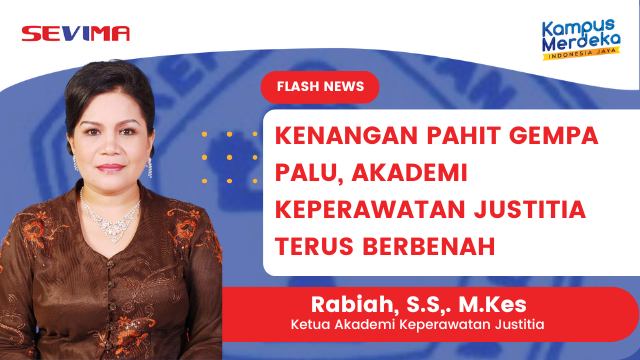 Gempa Palu meluluhlantakan kampus Akademi Keperawatan Justitia