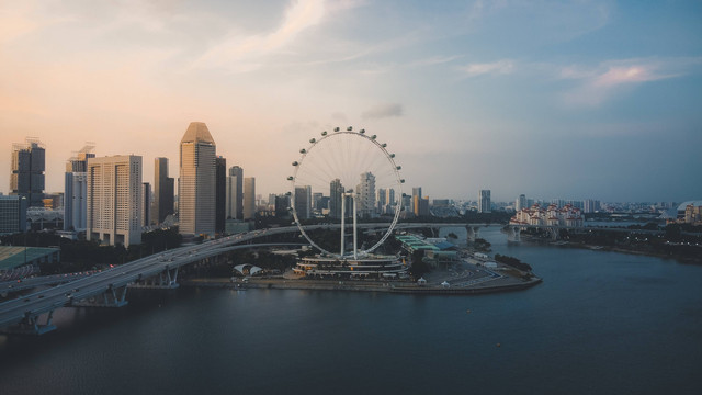 Cara ke Singapore Flyer, Foto: Unsplash/Zac Zhou