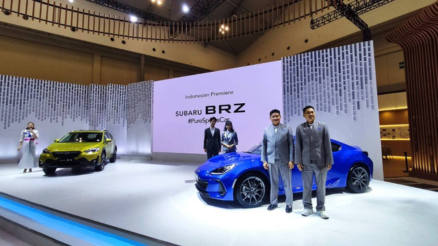 Peluncuran Subaru XV dan BRZ di GIIAS 2022. Foto: Aditya Pratama Niagara/kumparan