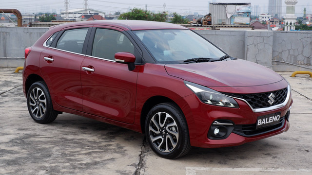 Suzuki Baleno model facelift 2022. Foto: Aditya Pratama Niagara/kumparan