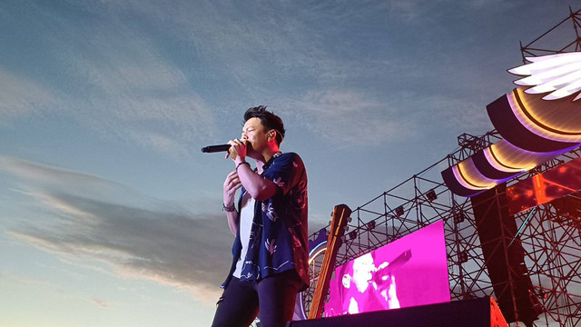 NOAH di Prost Fest 2022, Pantai Mertasari, Sanur, Bali. Sabtu (13/8). Foto: Giovanni/kumparan