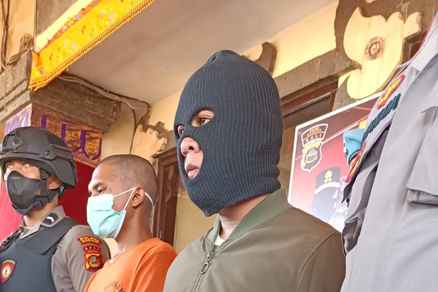 Konpers penembak perempuan di Bali. Foto: Denita BR Matondang/kumparan