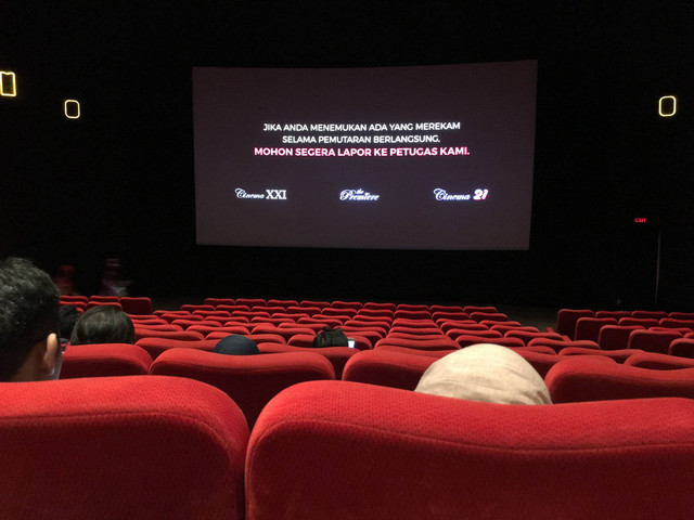 Ilustrasi kursi di bioskop XXI Foto: pujislab/Shutterstock